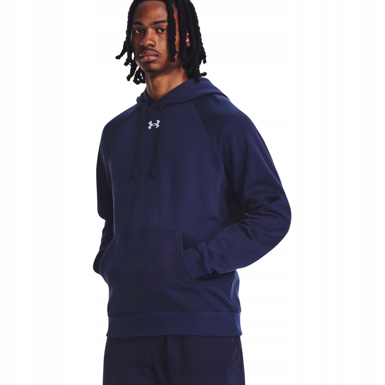Pánská mikina Under Armour Rival Fleece Hoodie 1379757 410 vel. L