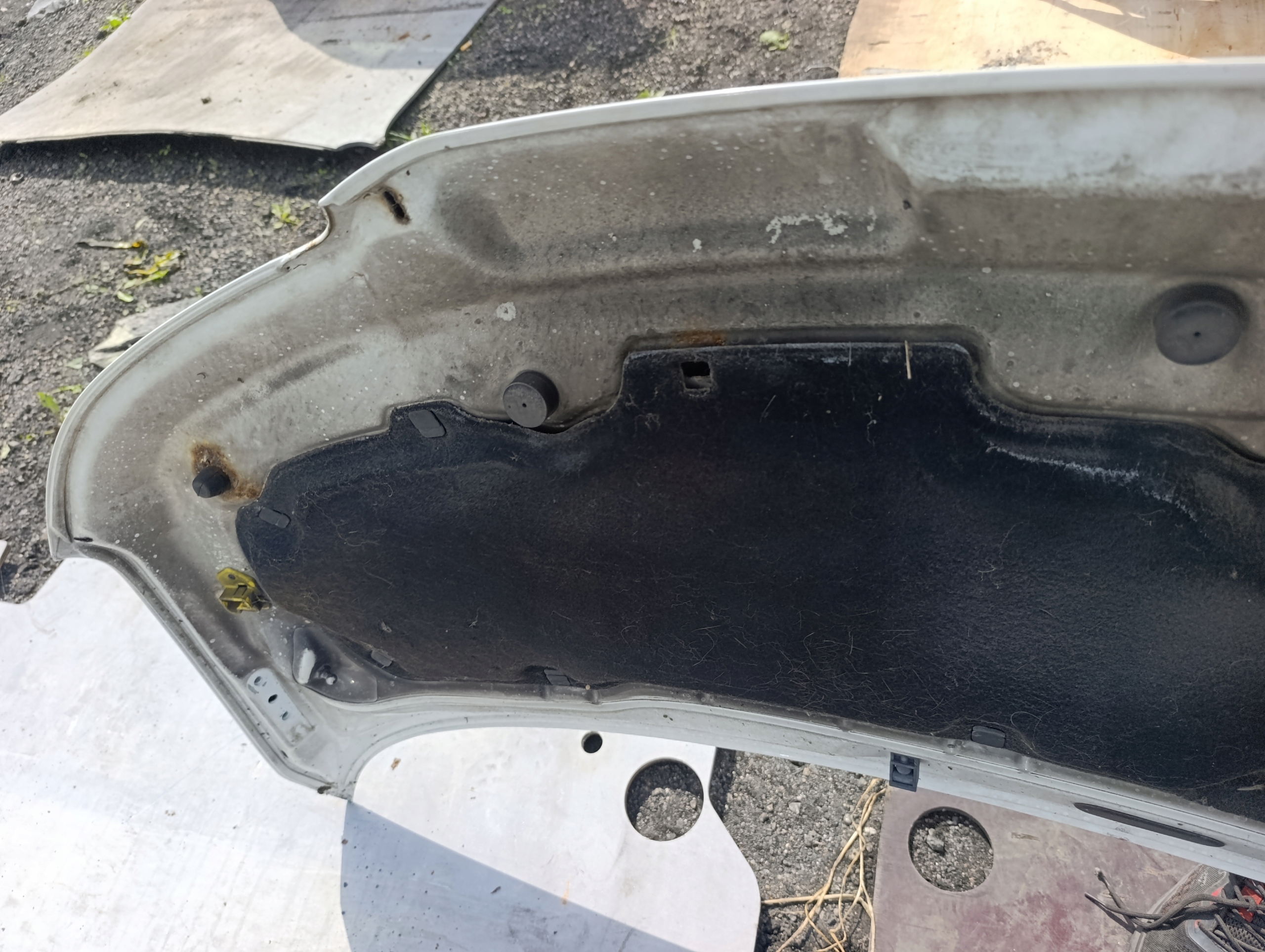 VW T5 bonnet biala