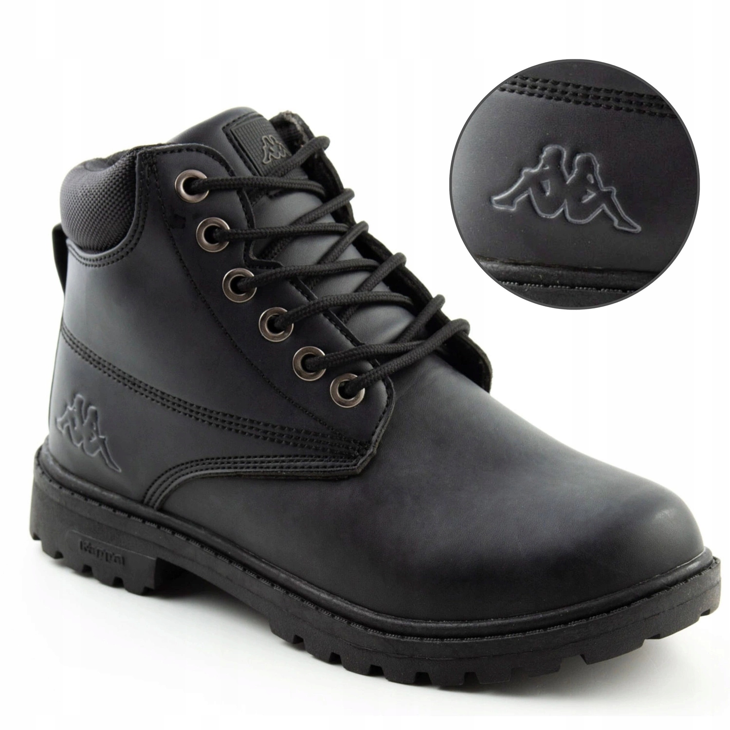 Pánské boty Kappa Logo Tennesee 2 černé kotníkové boty přechodné podzimní 46