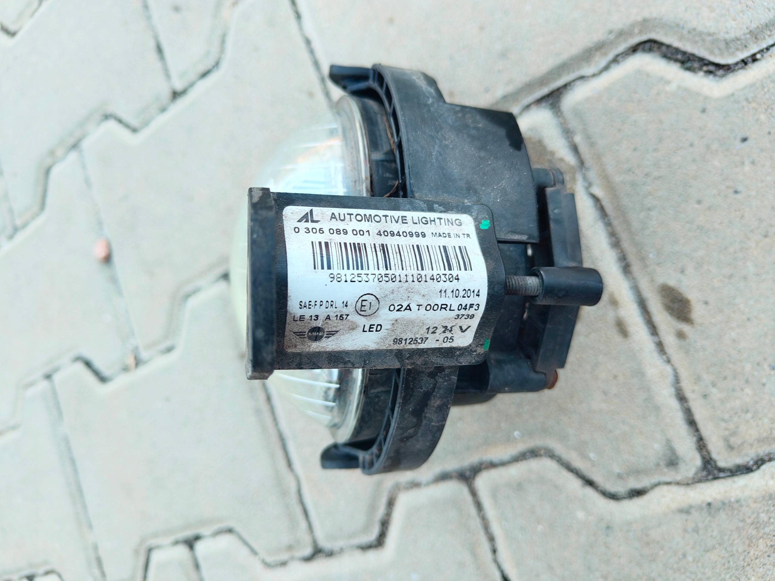 MINI R60 fog light left 9812537