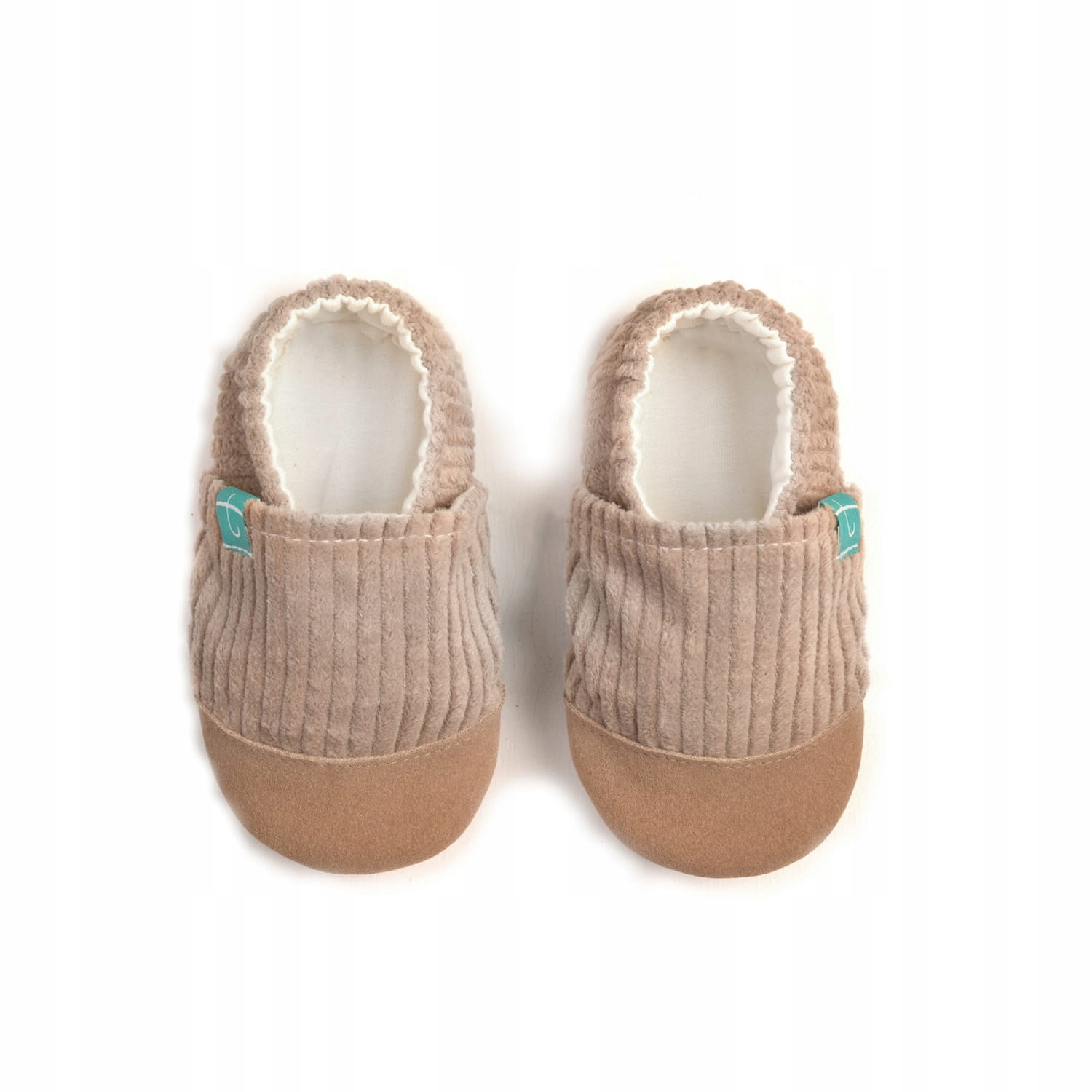 Kapcie dziecięce, papcie do przedszkola Barefoot Titot Cuddly Beige 24