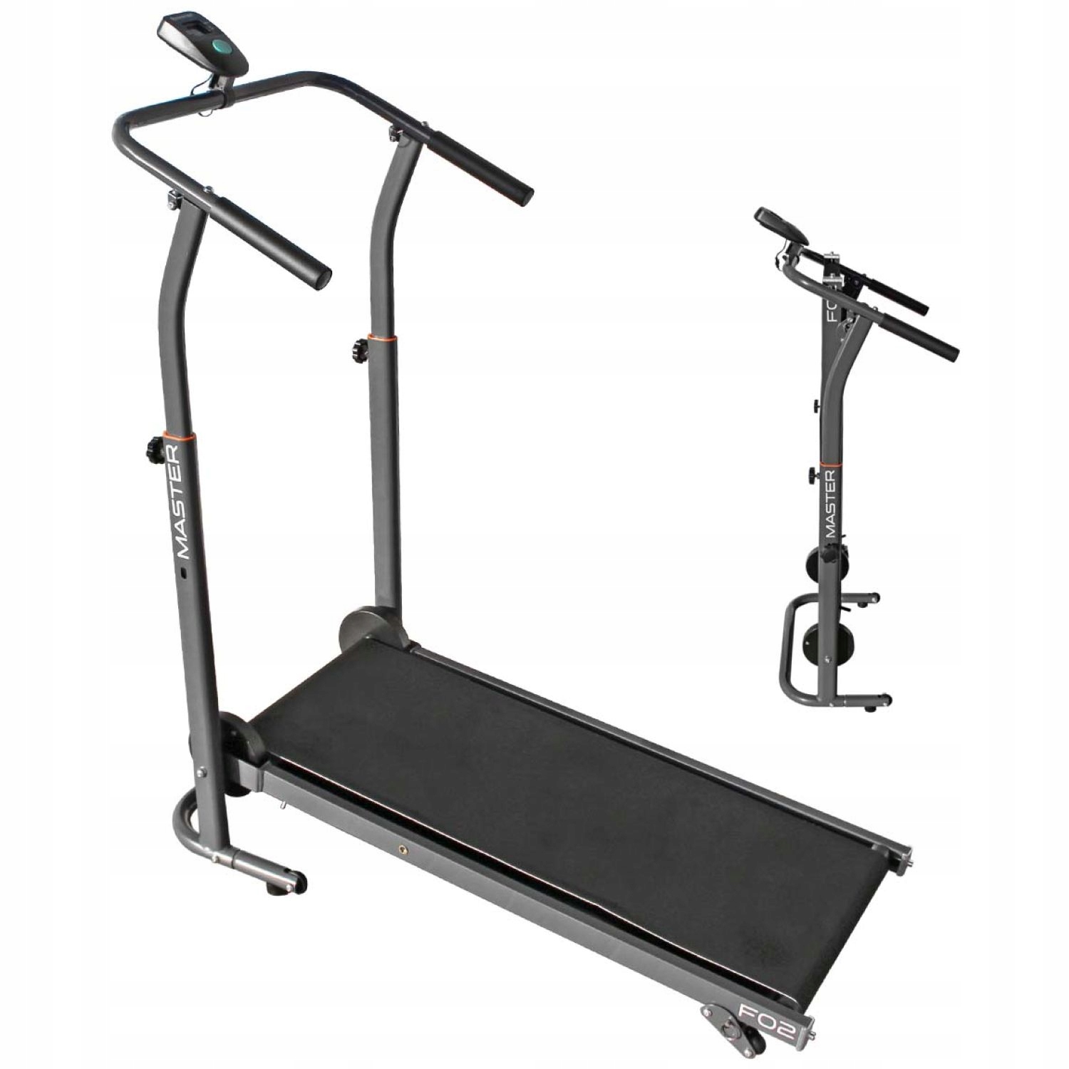 Bieżnia do Ćwiczeń Treningu Fitness Magnetyczna Domowa Składana Master F-02