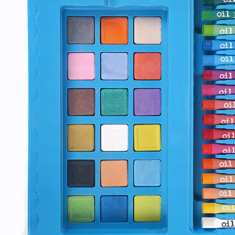 ZESTAW MALARSKI XXL 208 elementów WALIZKA farby Płeć chłopcy dziewczynki