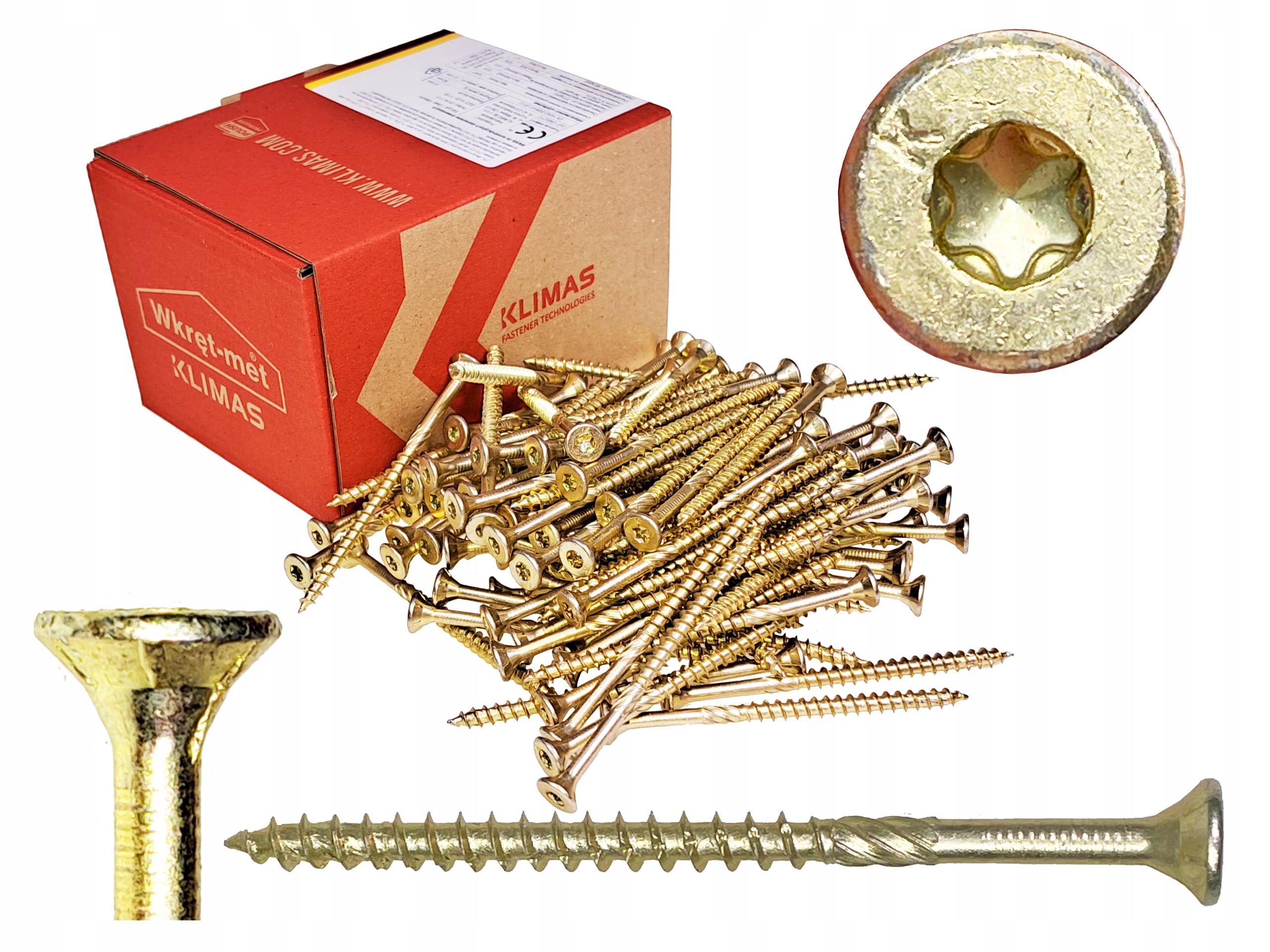 

Wkręty ciesielskie Wkręt-Met Kmwht 3,5x30mm 500szt