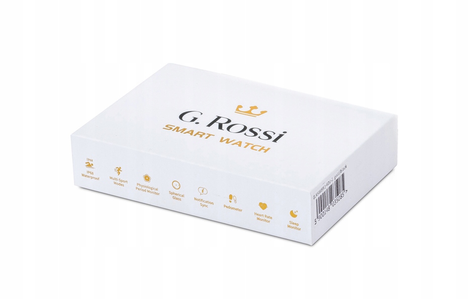 DAMSKI SMARTWATCH G.ROSSI SEN PULS KROKI FB SMS Wodoszczelność tak