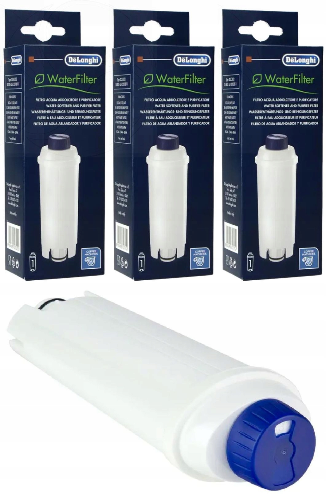 Filtry do ekspresu Delonghi SER3017 DLS C002 3szt