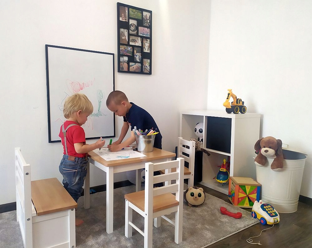 STÓŁ DZIECIĘCY DREWNIANY, STOLIK, BIAŁY, 100% POLSKI PRODUKT Marka inna