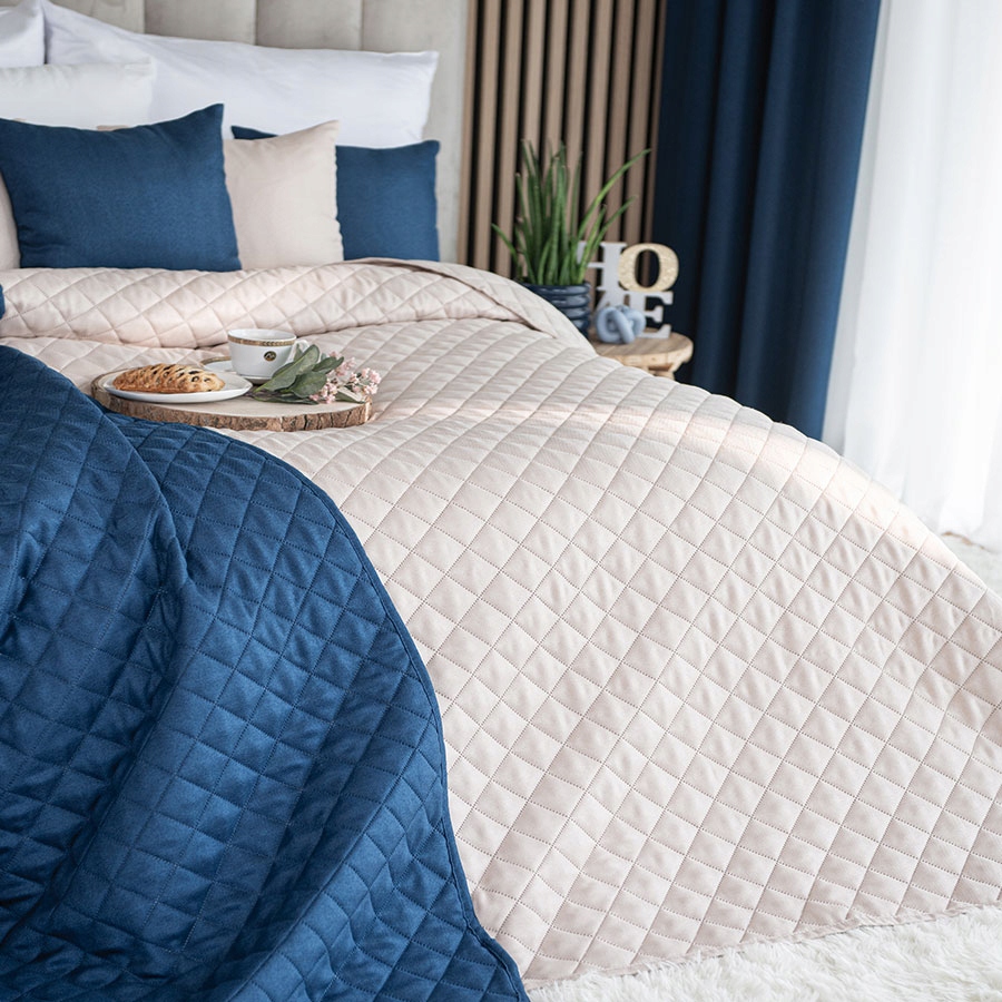 Jodełka Přehoz na postel, 220x240 cm, barva 003 světle béžová 724330/NAP/003/220240/1