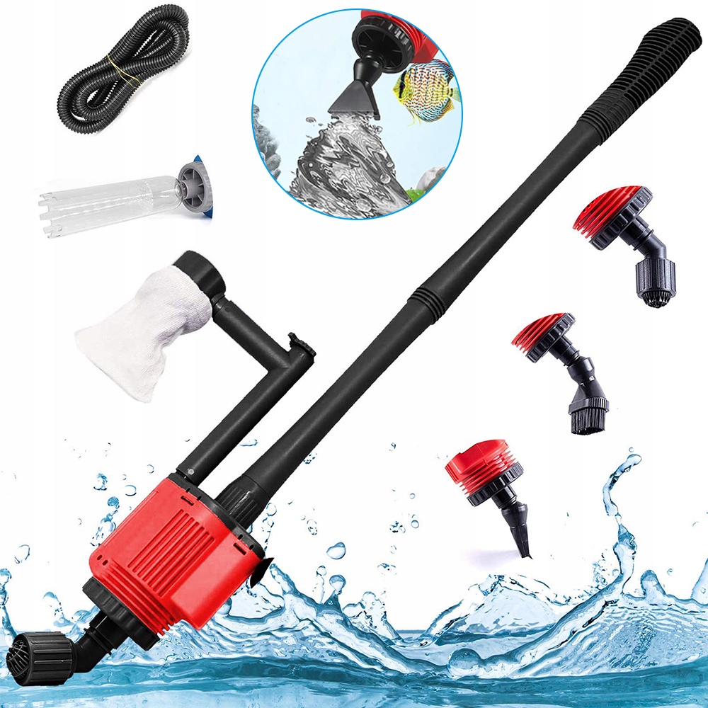 Elektrický Vysavač Do Akvária 28 W 220 V 1800 L/h Pro Výměnu Vody V Akváriu