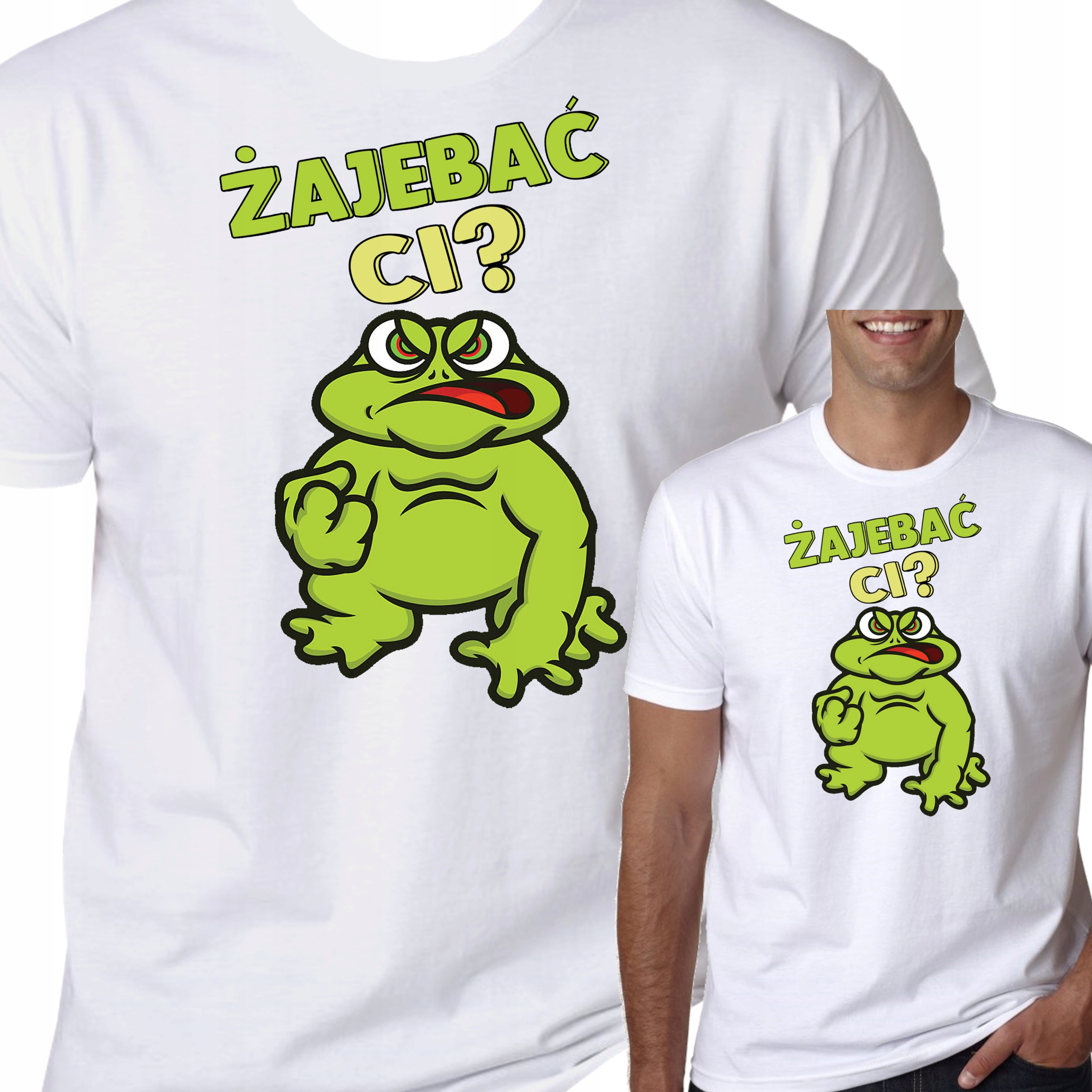 

T-shirt Koszulka Żajebać CI Żaba Śmieszne S 1081