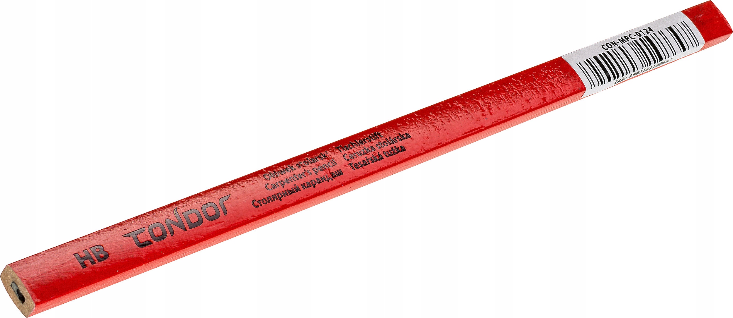 

Ołówek stolarski 240 mm, twardość Hb