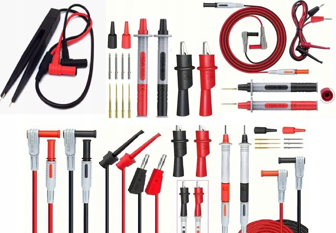 Sondy Měřicí kabely Koncovky Multimetr 18v1 Pinzeta Smd