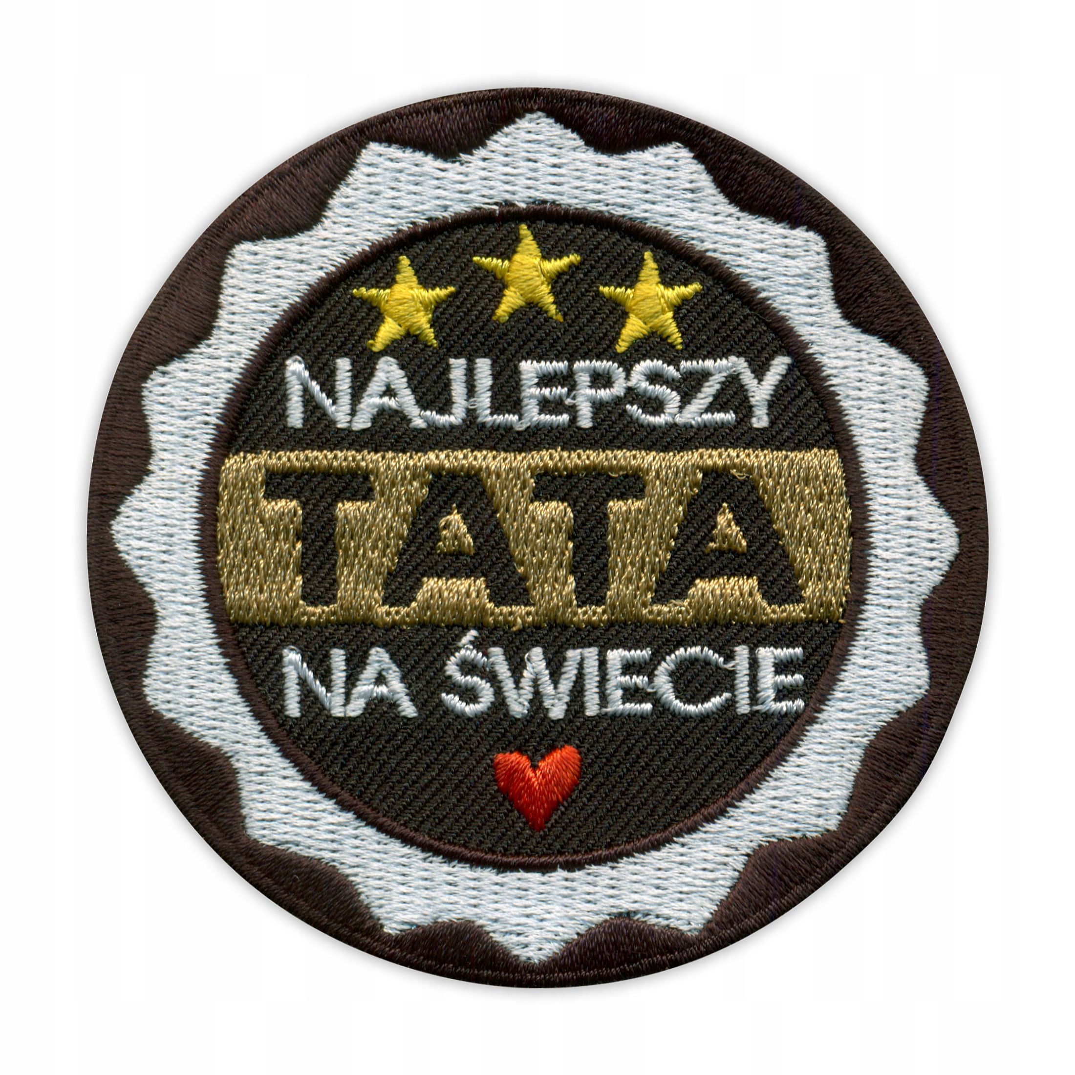 

Naszywka Najlepszy Tata na świecie,