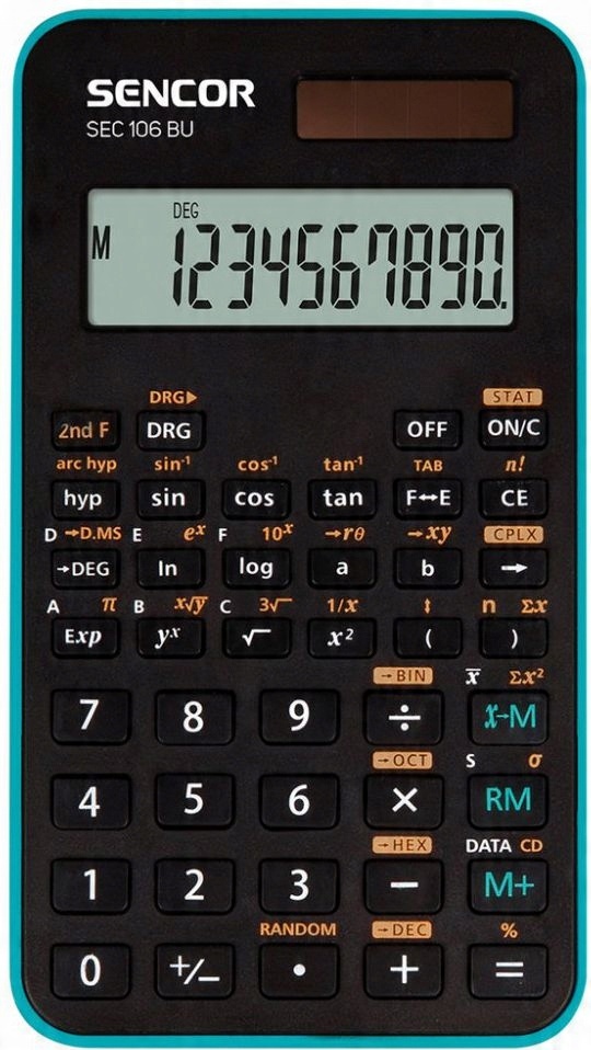 

Kalkulator naukowy Sencor SEC106 LCD 56 funkcji