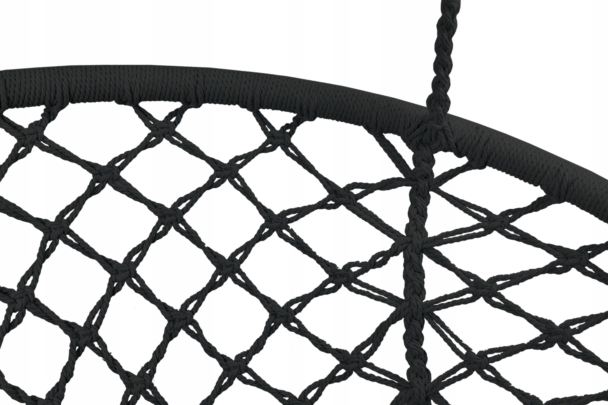 FOTEL WISZĄCY HUŚTAWKA OGRODOWA BOCIANIE GNIAZDO PLECIONA Z PODUSZKĄ CZARNA Rodzaj huśtawka