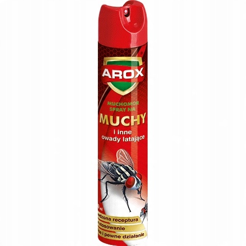 

Spray na Muchy Komary Osy środek Arox 750ml