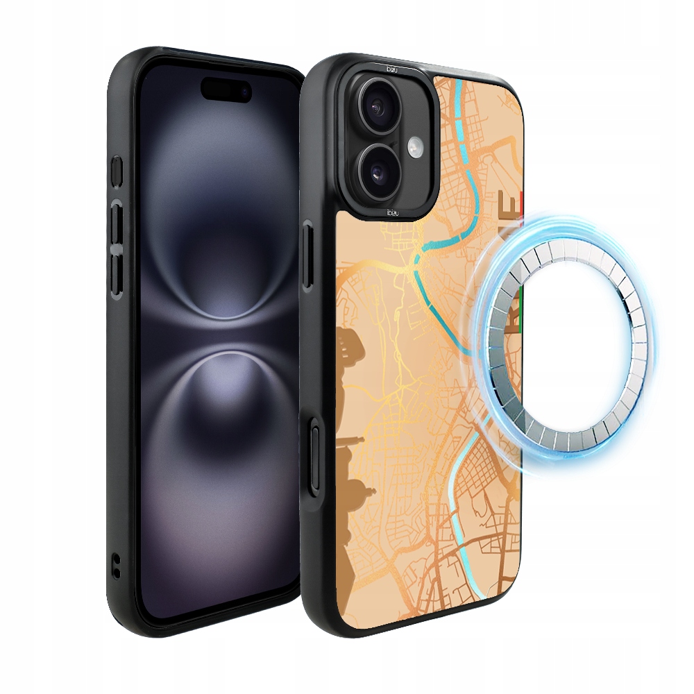 Matný Pouzdro Ibizu DropGuard s MagSafe pro iPhone 16 Plus, barva Řím