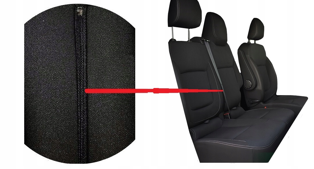 POKROWCE RENAULT Trafic III 2014-2023 Materiał materiał tapicerski
