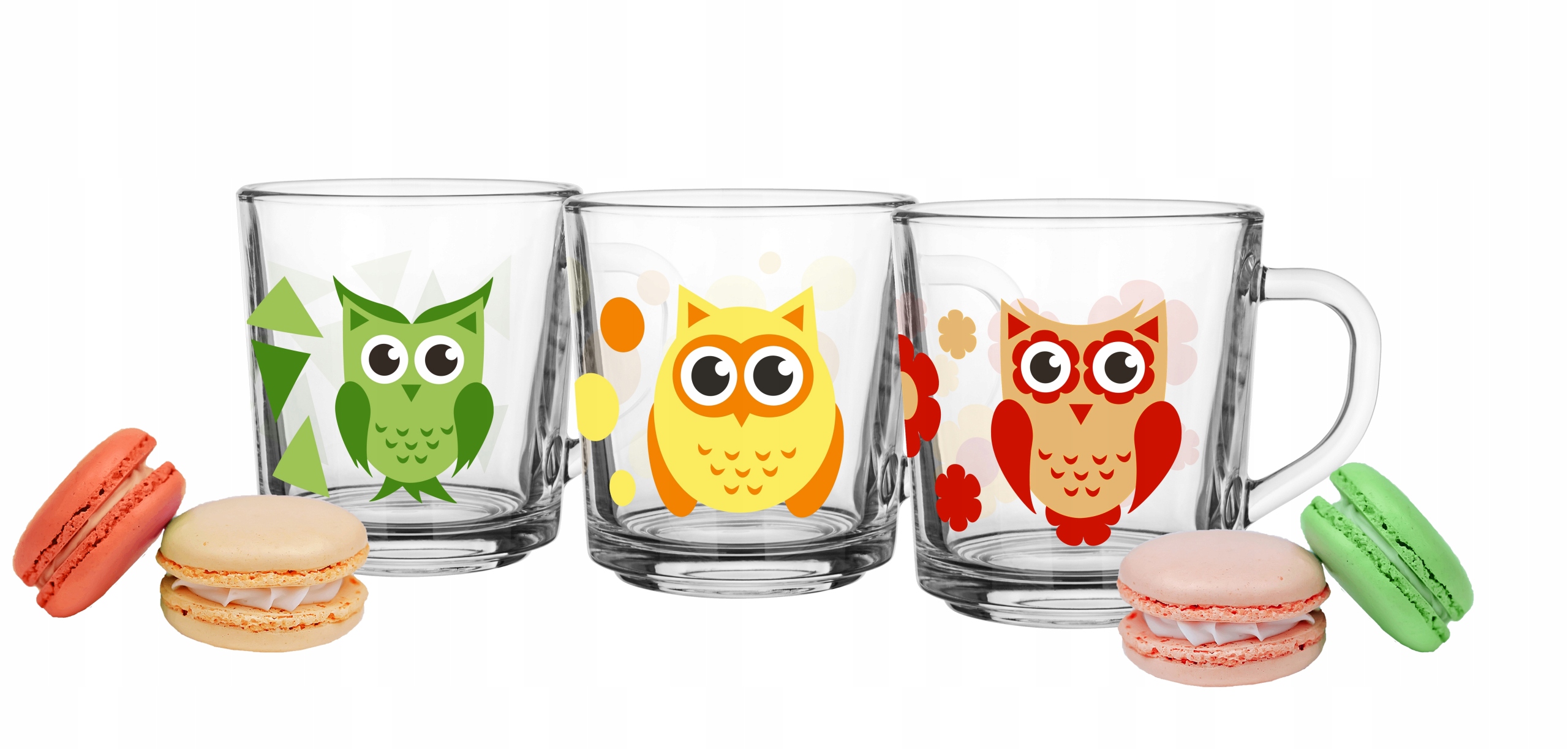

Kubki Szymek 220ml Sowy- kpl 3 szt Dla Dzieci!