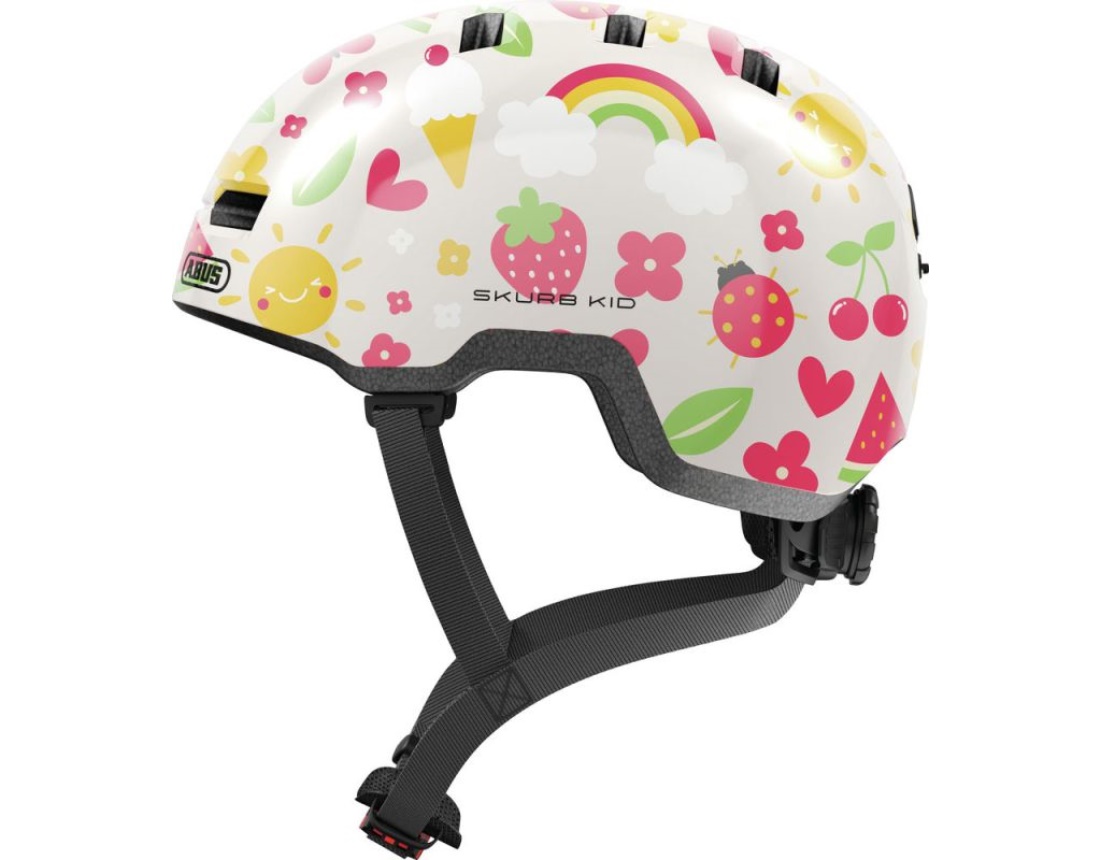 Kask rowerowy dziecięcy Abus Skurb Kid M 50-55cm kremowy