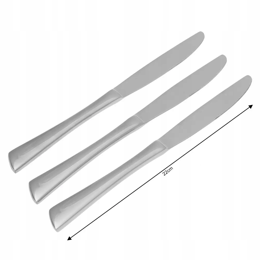 

Nóż stołowy połysk Kinghoff KH-1339 3 szt.