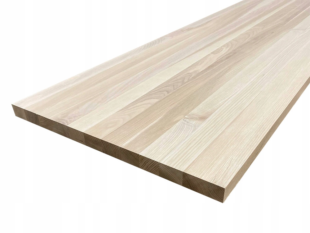 Jasanová Lepička 5 cm 150 x 30 cm Lita Surová Jasan parapet s pracovní deskou