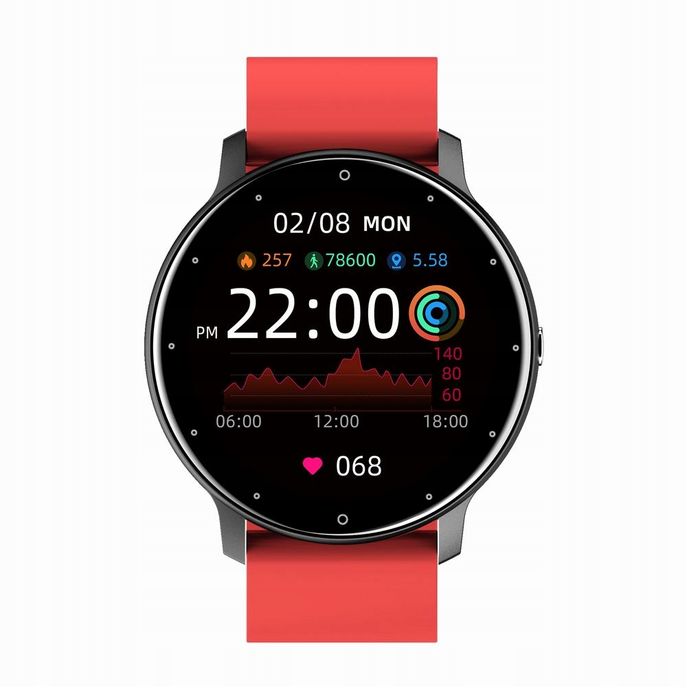 Zegarek SMARTWATCH SMS KROKI PULS POLSKIE MENU