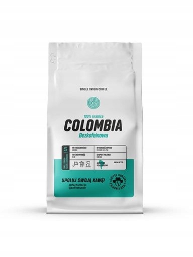 Colombia Bezkofeinová Káva 1000 g Coffee Hunter Sp. z o.o.