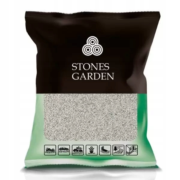 Piasek Kwarcowy Szary 0.8-1.2 mm 250 ml Marka Stones Garden