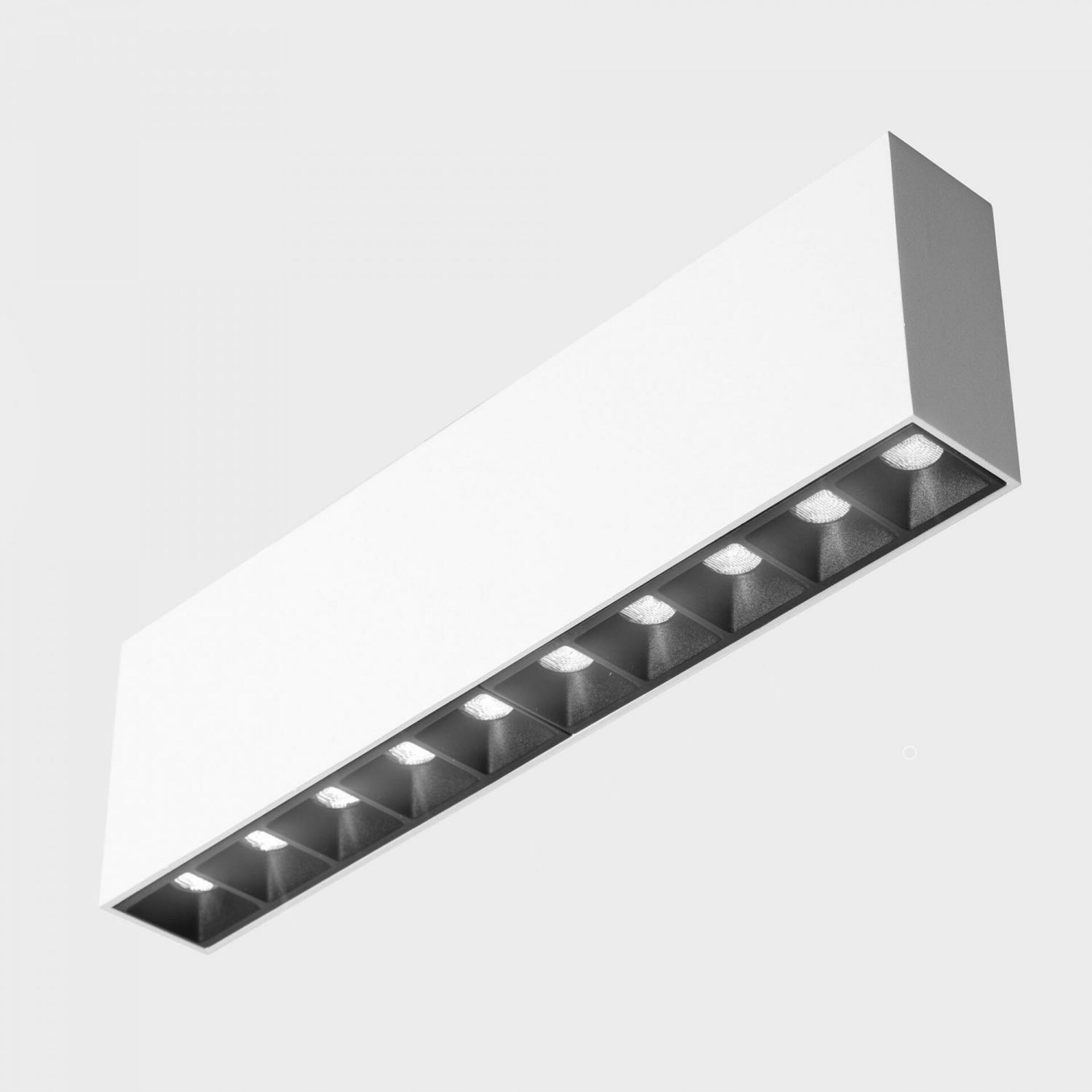 Kohl Lighting KOHL-Lighting Nses stropné svietidlo 270x35 mm biela-čierna 20 W