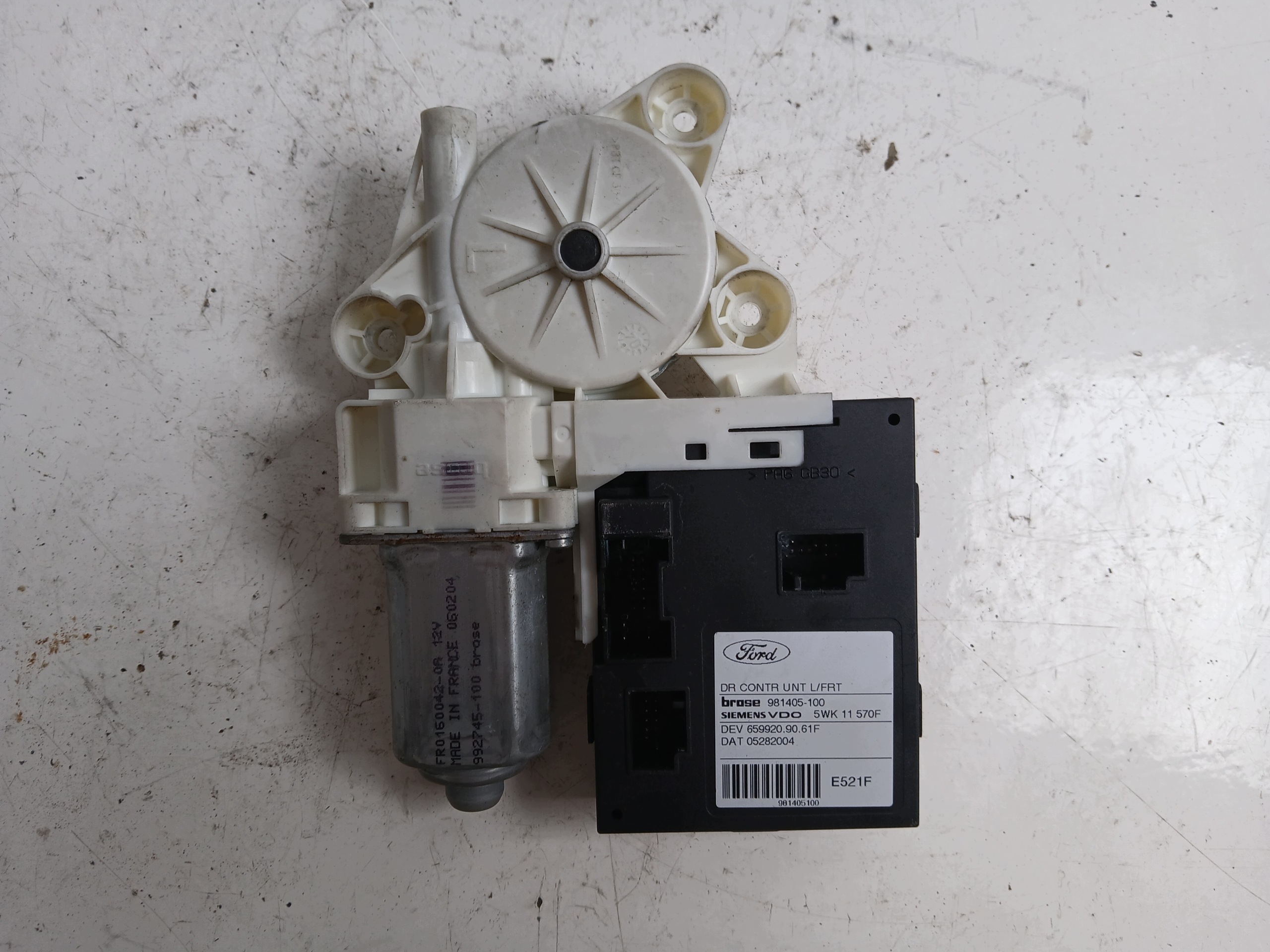 FORD FOCUS C MAX mini motor windows left front 981405-100