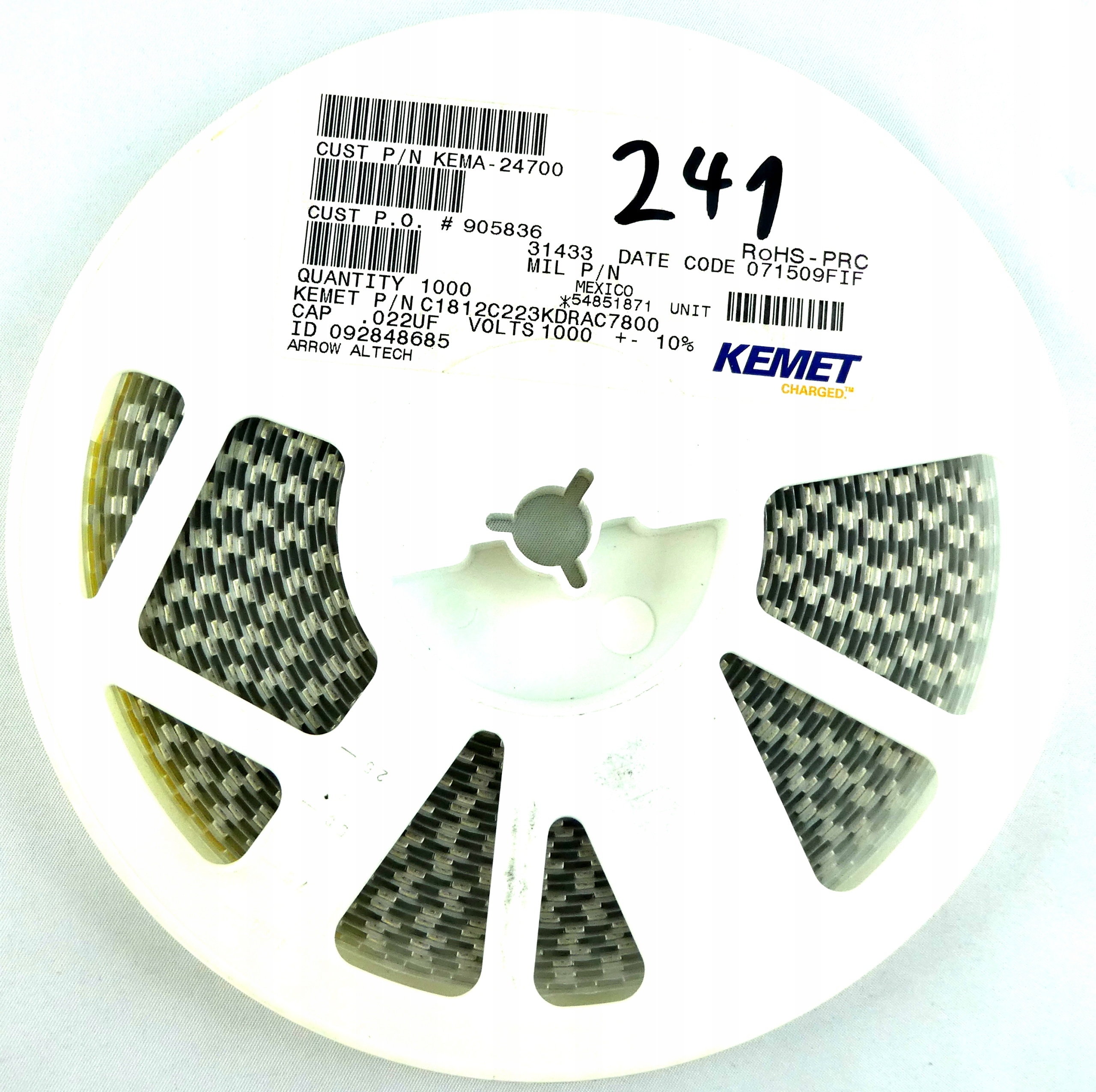 

Ceramiczny 0,022uF 22nF 10% 1000V DC 10szt.