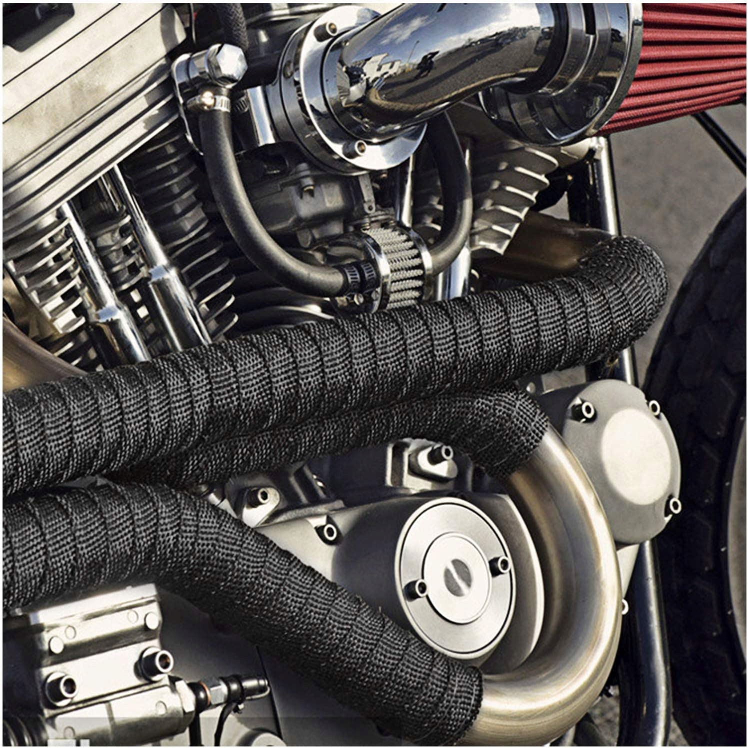 Bandaż termiczny na wydech kolektor 15M + 15 taśma Numer katalogowy części MG1506CZA