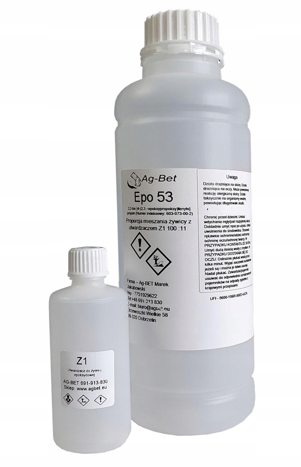 

Żywica Epoksydowa Epo 53 Z Utw Z1 0,5 Kg Klej
