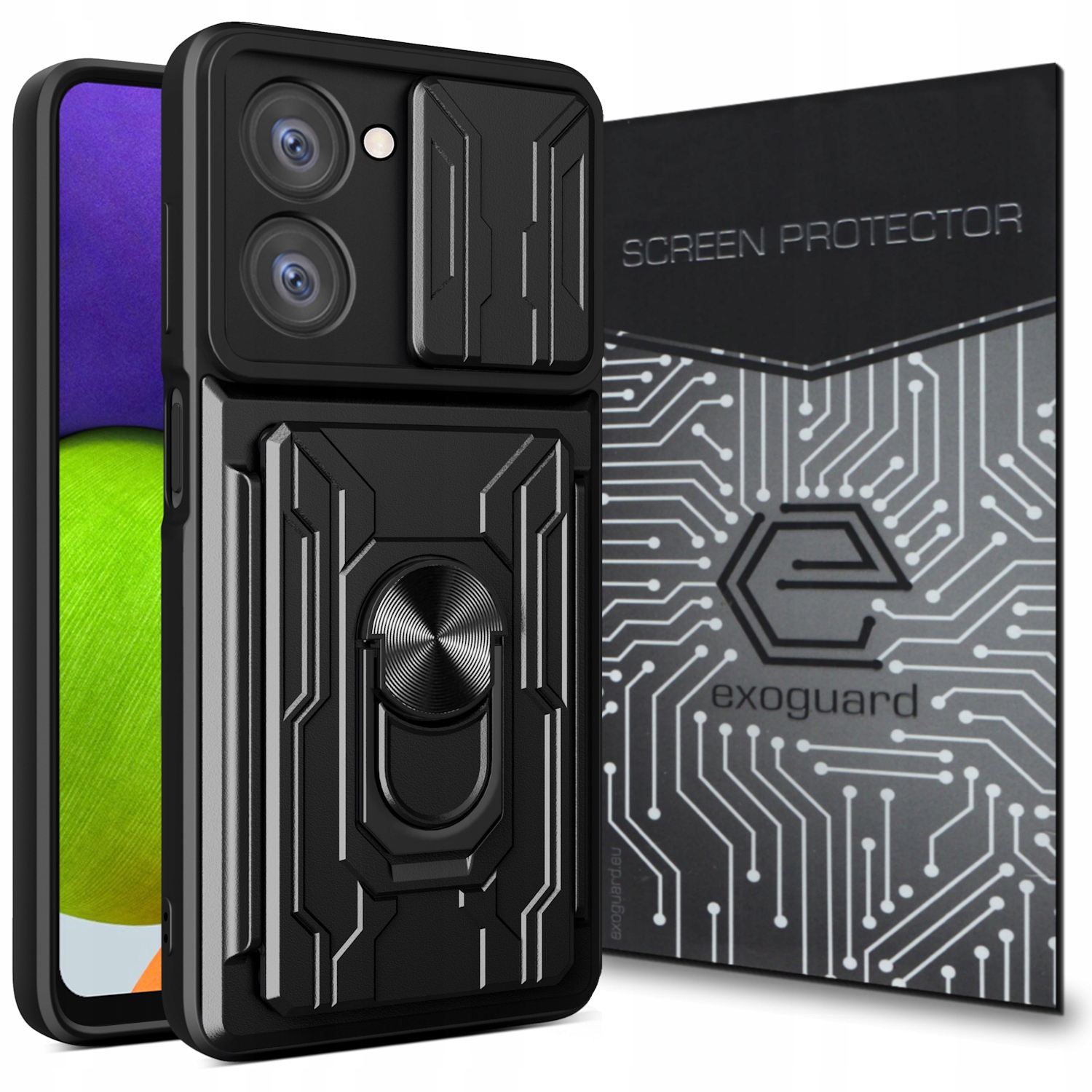 

Etui Pancerne Case Obudowa+szkło do Realme C33