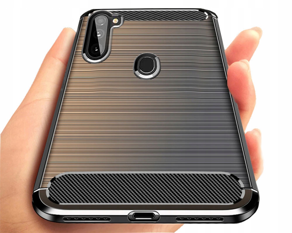 

Etui do Samsung Galaxy M11 Pancerne Karbon Szkło