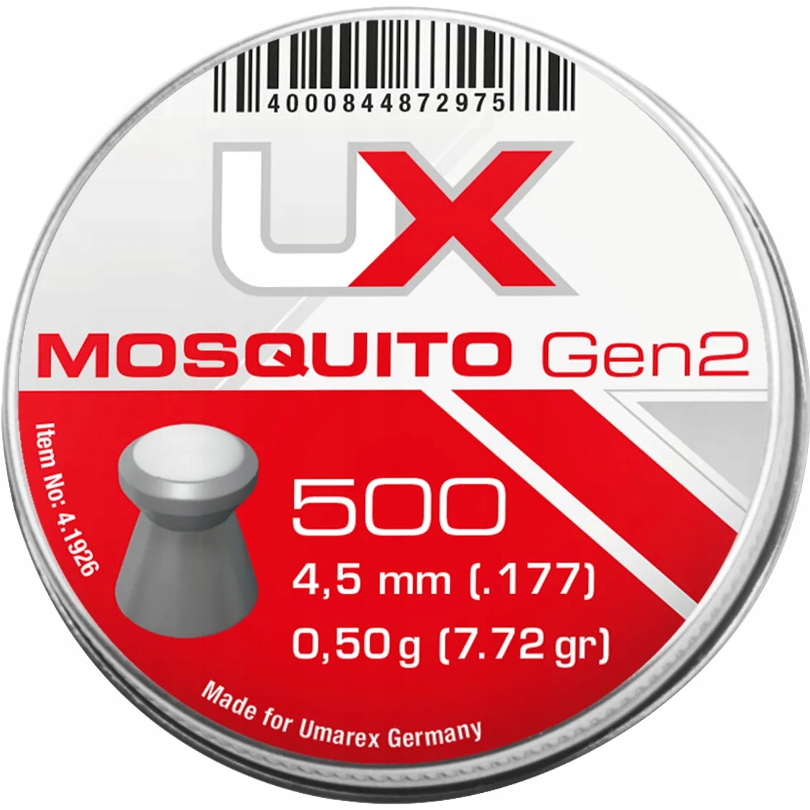 Umarex Śrut Diabolo Mosquito Gen.2 4,50mm 500szt 4.1926