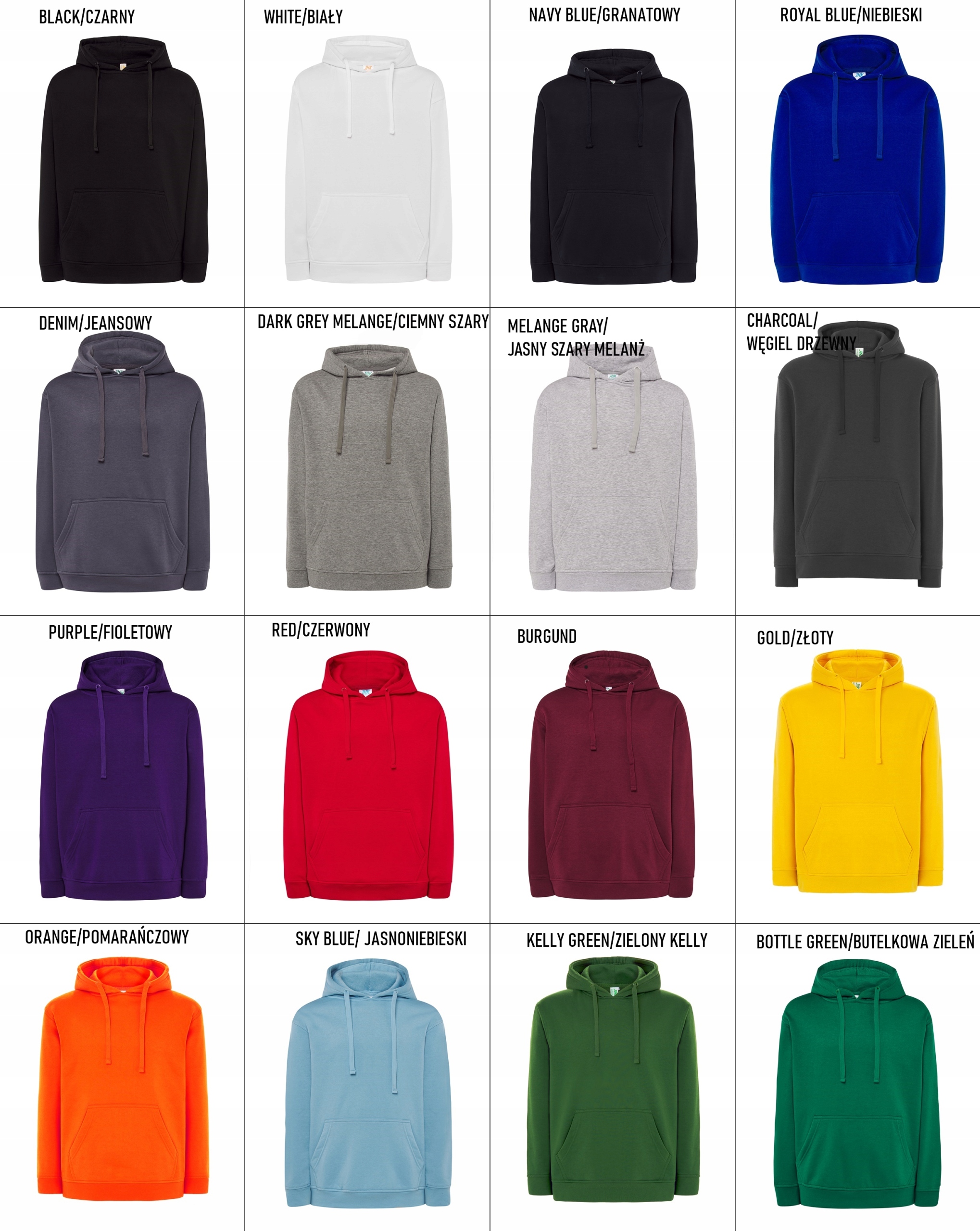 BLUZA BAWEŁNA Z KAPTUREM TWOIM LOGO FIRMA haft Liczba sztuk w ofercie 1 szt.