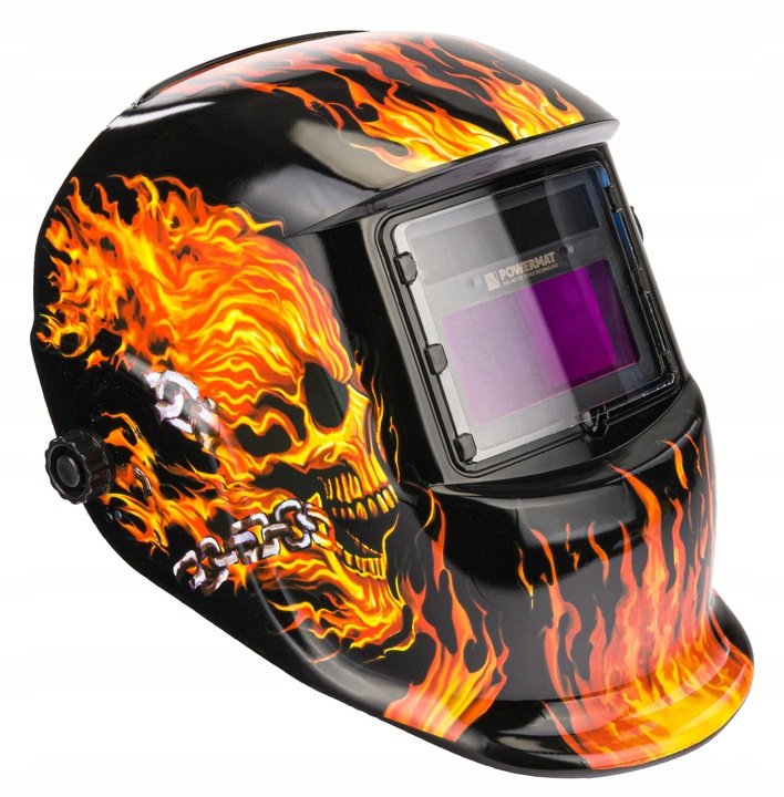 MASKA PRZYŁBICA SPAWALNICZA SAMOŚCIEMNIAJĄCA AUTOMATYCZNA LCD PŁYNNA REGULA Czas zaciemniania 0,1 - 0,8