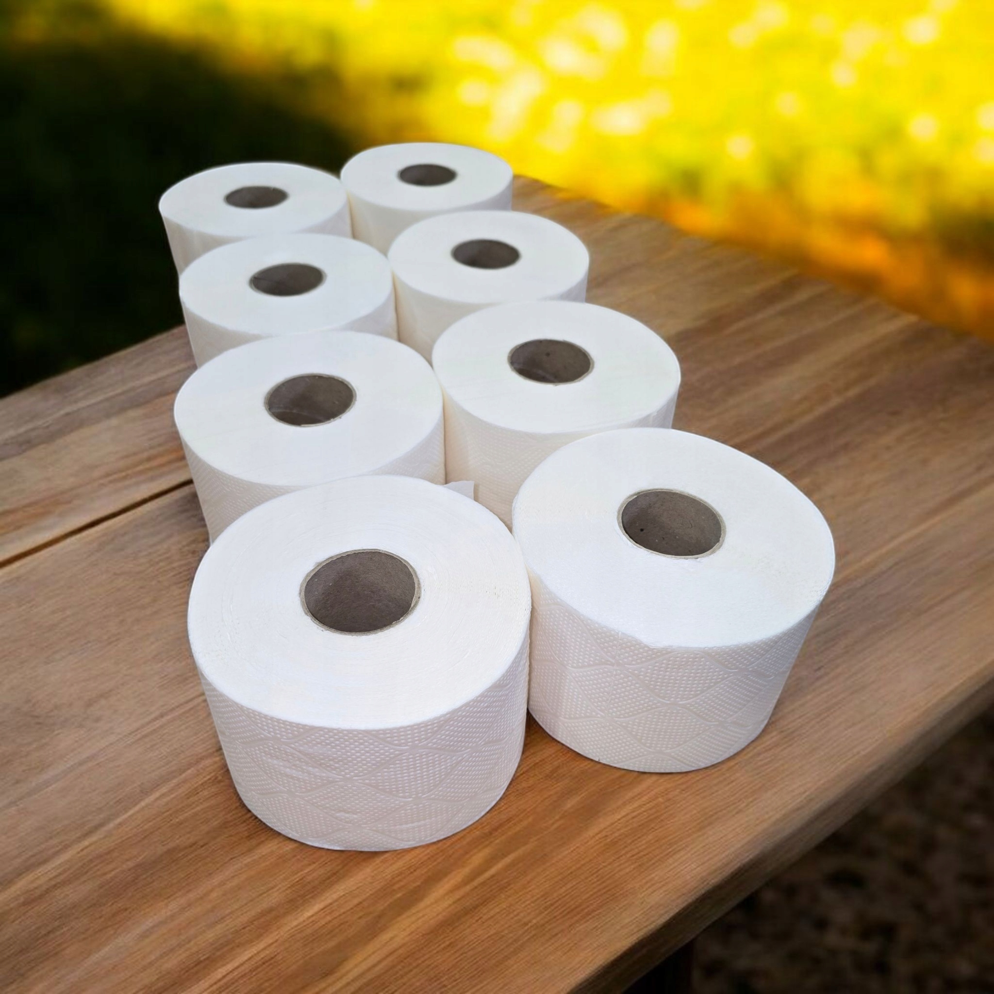 PAPIER TOALETOWY MEGA ROLKI 45 mb 8szt GOFROWANY!! Marka Tora-Line