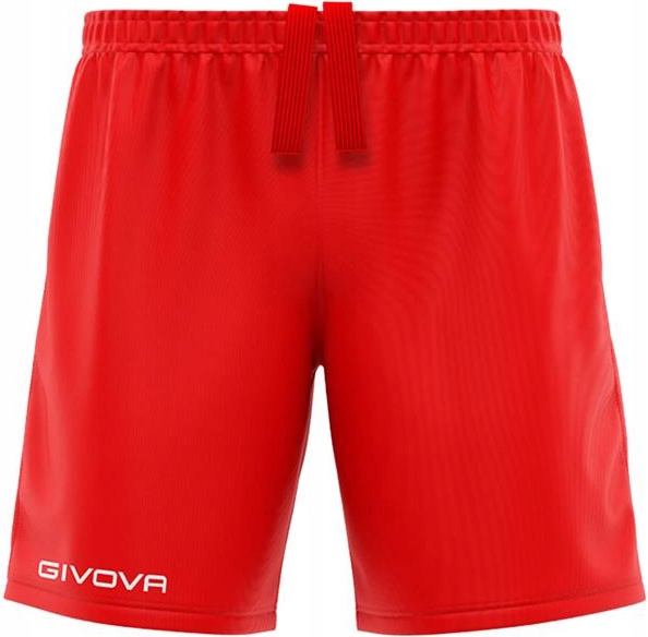 Spodenki Treningowe Krótkie Piłkarskie Givova Capo Czerwone P018 0012 r 2XL