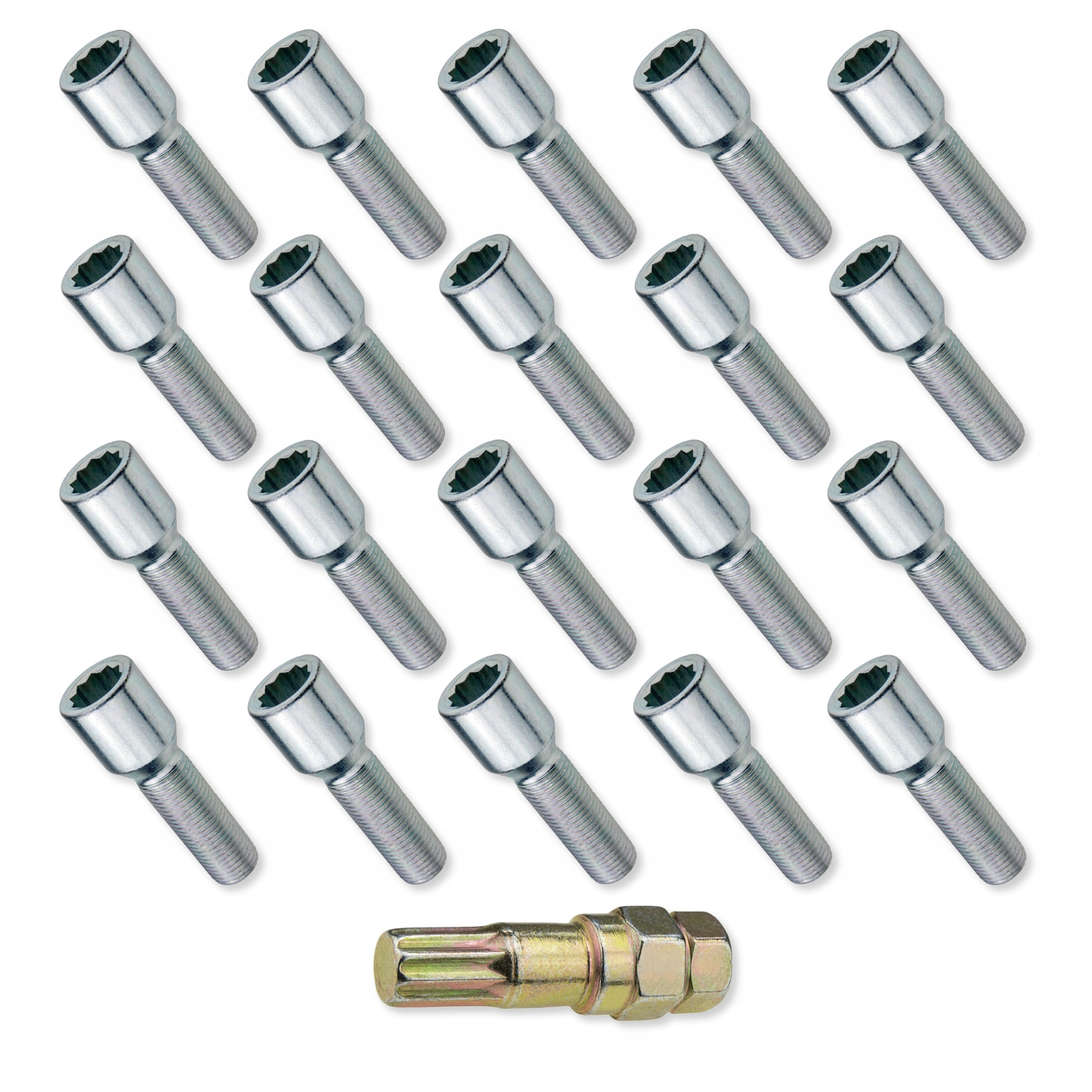 Úzké Šrouby M14X1,5 45 MM Na Klíč Torx Pro Kola Hliníkových Ráfků Carbonado