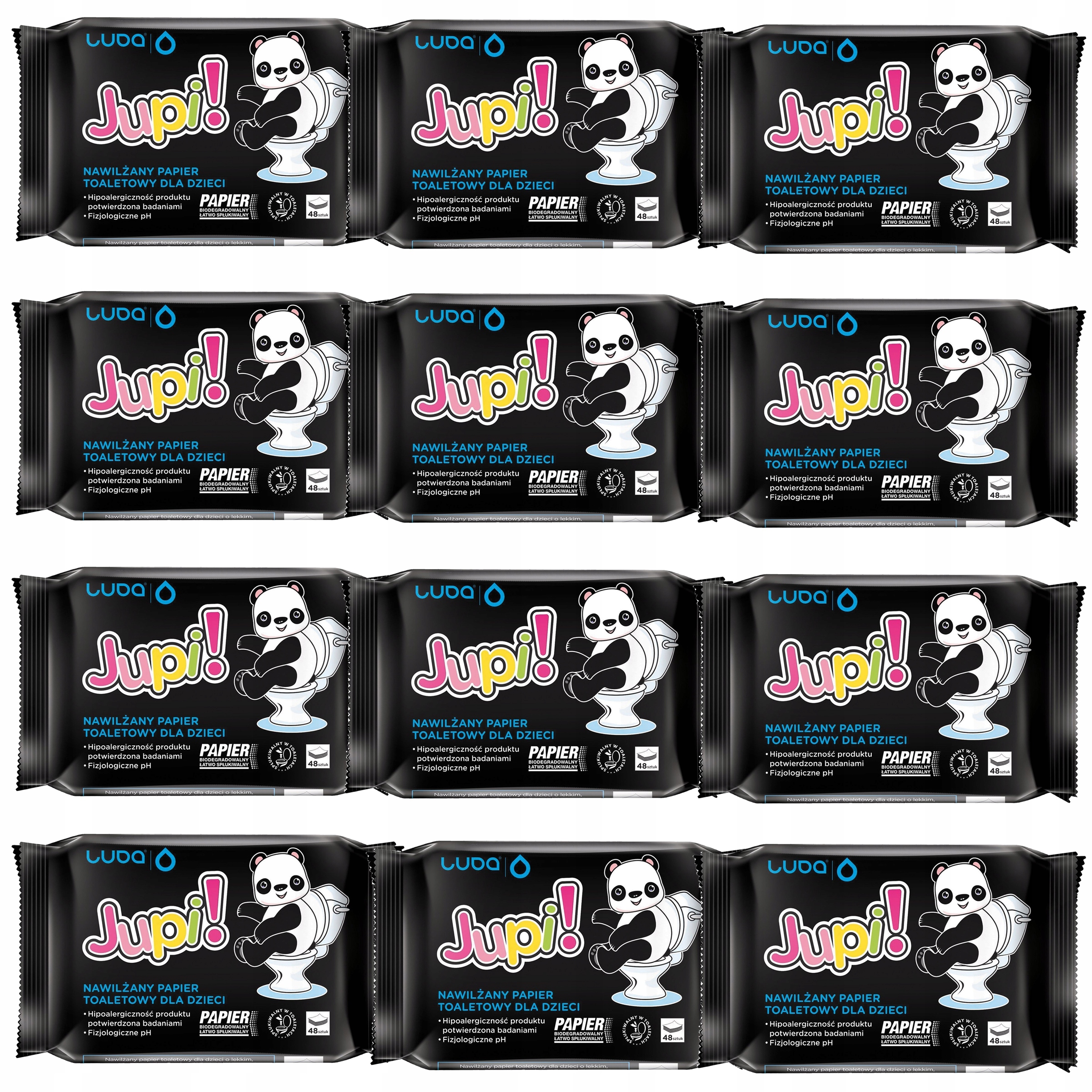 

Nawilżany Papier Toaletowy Dla Dzieci Jupi 576 szt