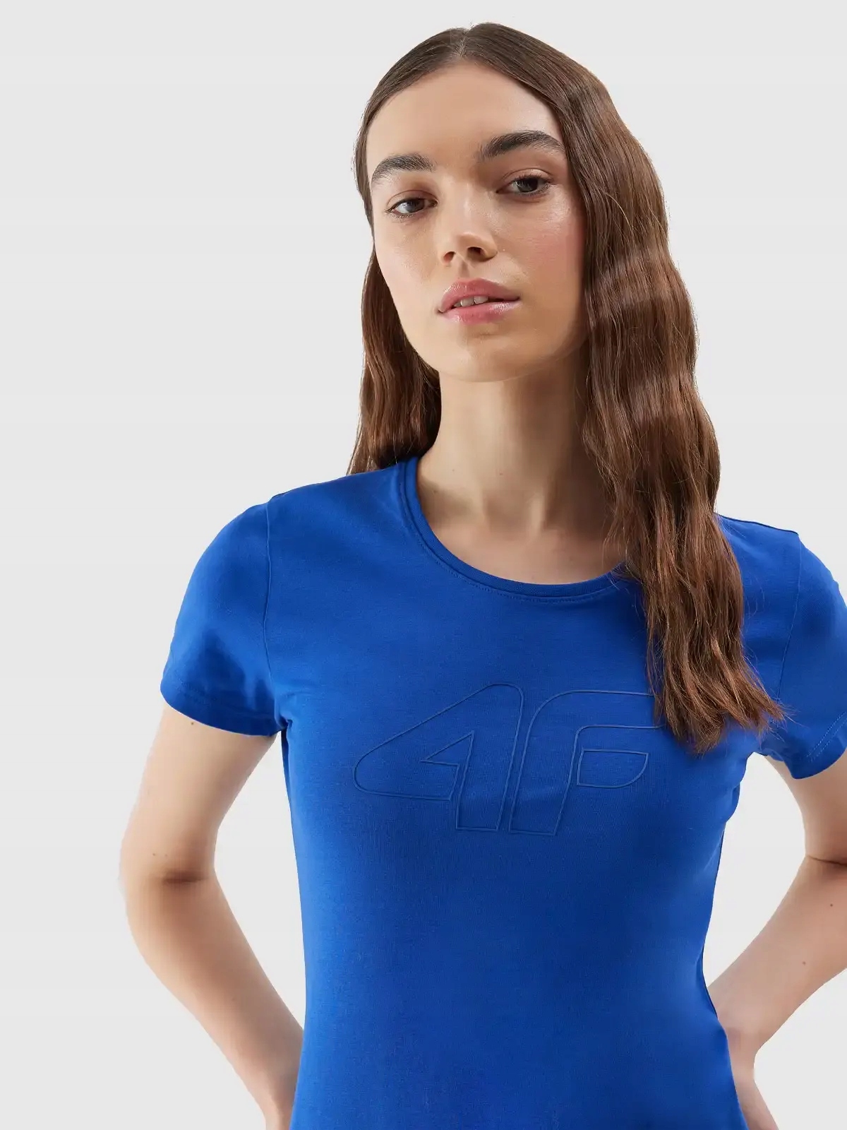 KOSZULKA DAMSKA 4F T-SHIRT BAWEŁNIANY KRÓTKI RĘKAW SPORTOWY SS241163 Płeć kobieta