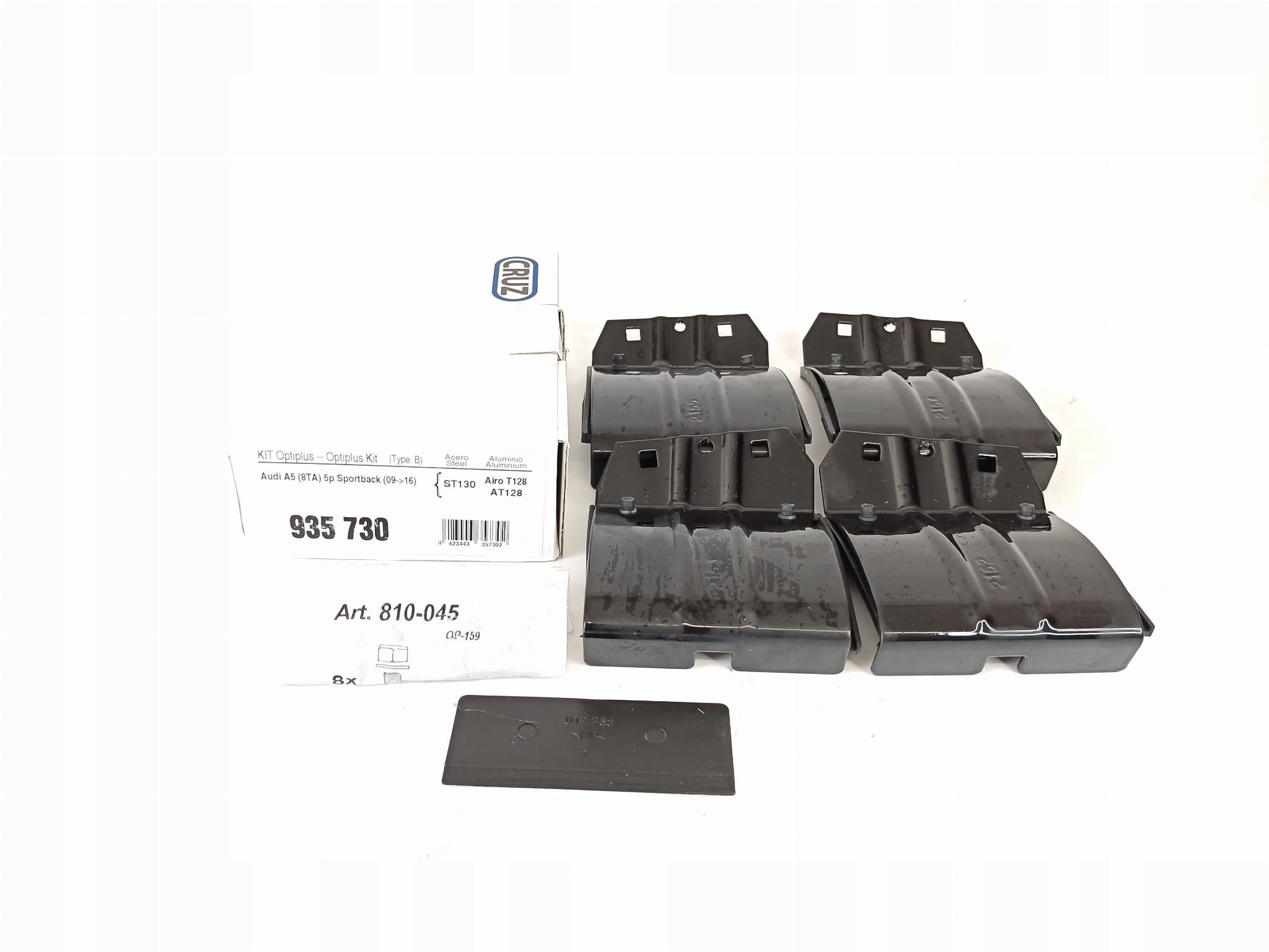 Bagaznik do Audi A5 Sportback ( 09-16 ) CRUZ CR935730-AiroDarkT128 Długość belki 128 cm