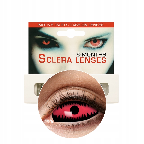 Půlroční Čočky E-shock 22 MM Halloween