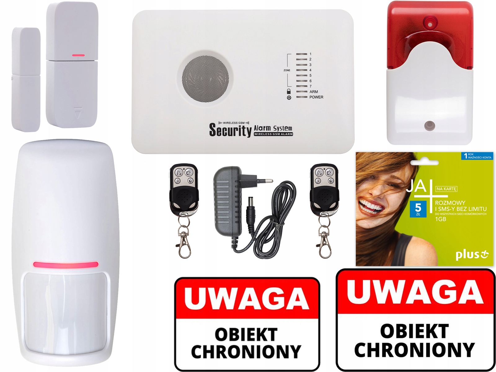 ALARM GSM BEZPRZEWODOWY APP ANDROID POLSKI SYRENA