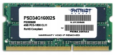 

Patriot PSD34G16002S Patriot 4GB 1600MHZ DDR3 Non-