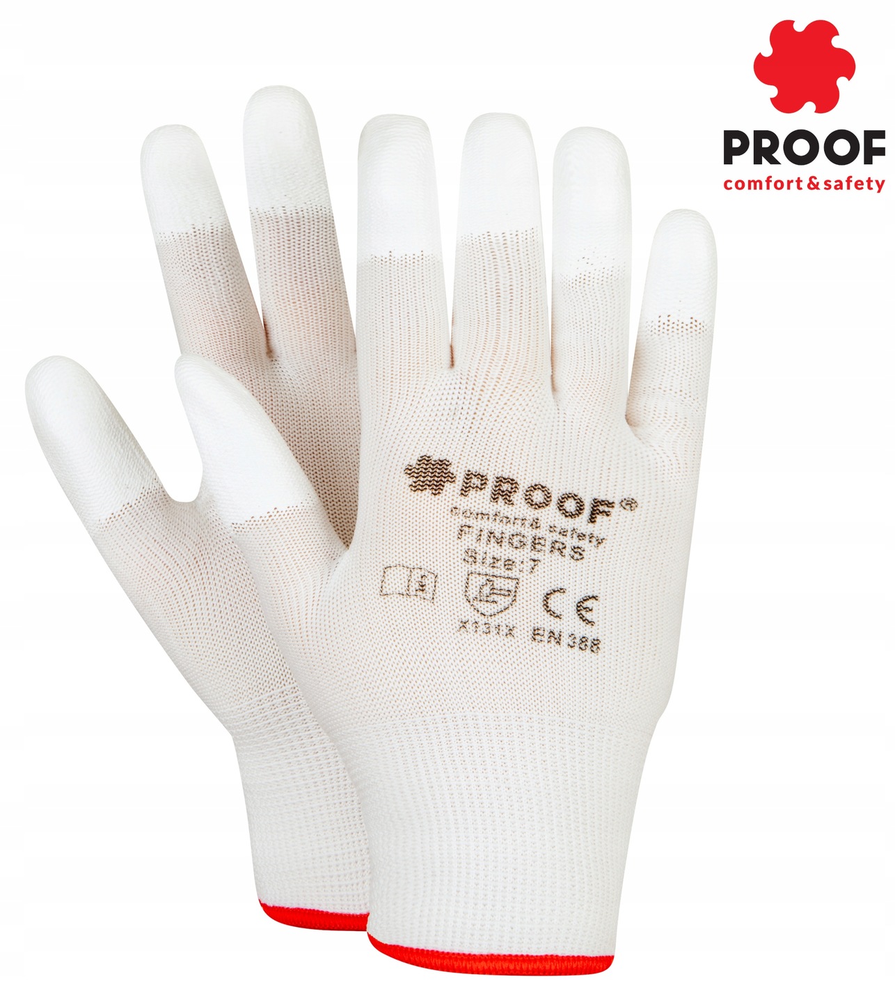RĘKAWICE RĘKAWICZKI OCHRONNE ROBOCZE BHP BUDOWLANE ODPORNE PROOF ROZ. 10 Stan opakowania oryginalne