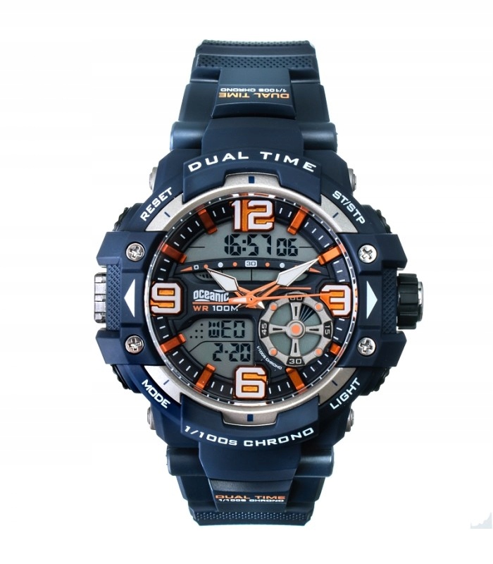 

Wodoodporny Zegarek Męski Oceanic dual time